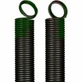 G.A.S. Hardware 120 lb. Heavy-Duty Double-Looped Garage Door Extension Spring 2-Pack - GREEN ES-120-GREEN